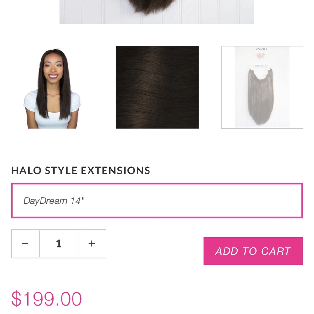 Hidden crown halo extension
